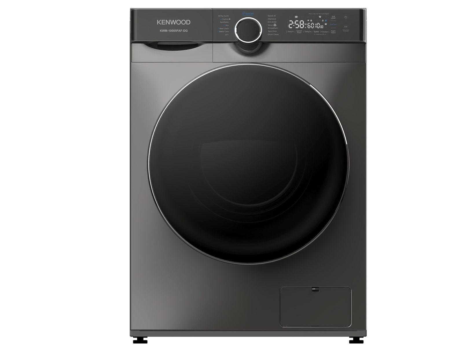 Kenwood Fully Automatic Front Load Washing Machine KWM-10005FAF-DG